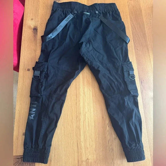 The Anti Order Cargo Pants Black Armed Forces Elite Joggers - Size XX - Picture 7 of 9